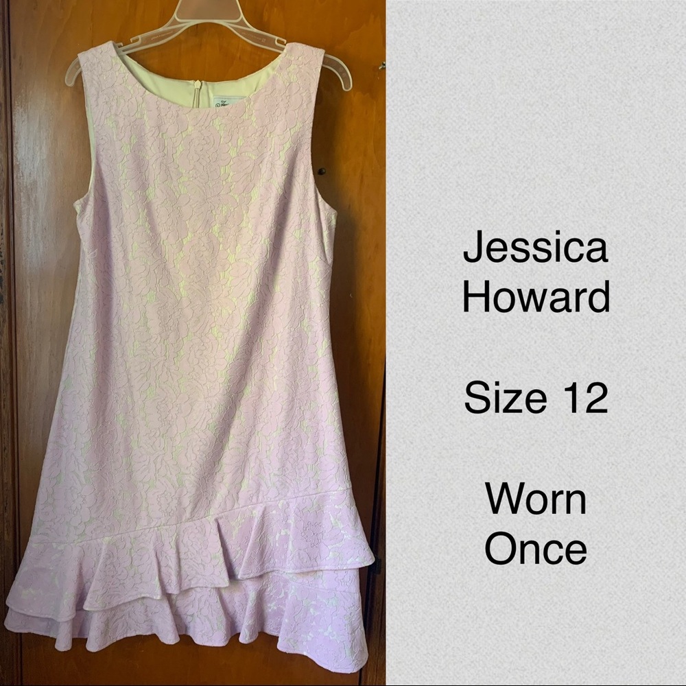 Lilac lace dress